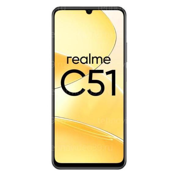 Смартфон Realme C51 4/128GB черный (RMX3830) купить по низкой цене в интернет-магазине ТехноВидео