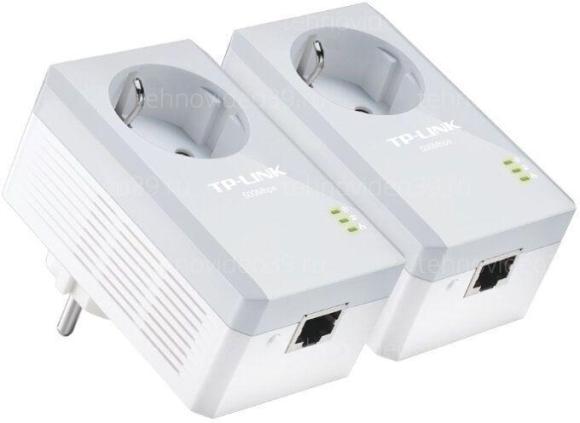 Набор сетевых адаптеров PowerLine TP-Link TL-PA4010P Kit, AC Pass Through, Ultra Compact Size, 500Mb купить по низкой цене в интернет-магазине ТехноВидео