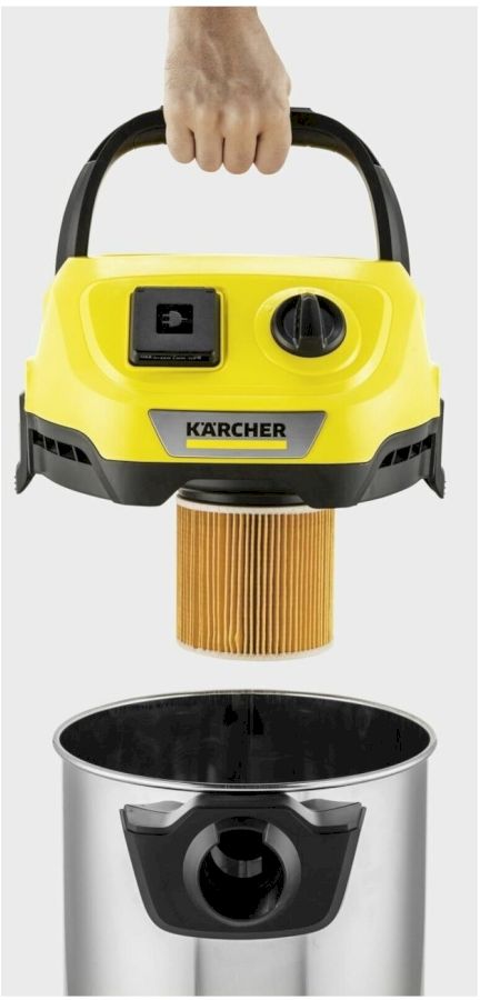 Профессиональный пылесос Karcher WD 3 P S V-17/4/20 серый (16281900)