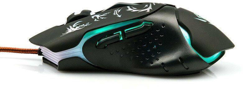 Мышь Dialog MOG-25U Nakatomi Gaming mouse-игровая, USB, черная