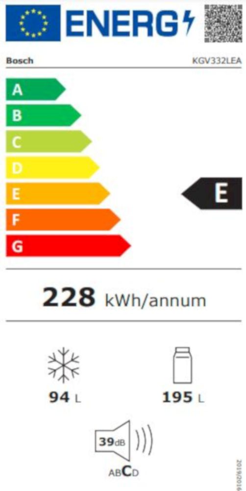 Холодильник Bosch KGV332LEA