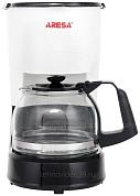 Кофеварка Aresa AR-1609 черный/белый купить по низкой цене в интернет-магазине ТехноВидео
