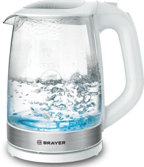 Электрический чайник Brayer BR1040WH купить по низкой цене в интернет-магазине ТехноВидео