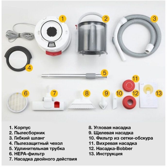 Пылесос Xiaomi Deerma Vacuum Cleaner TJ200