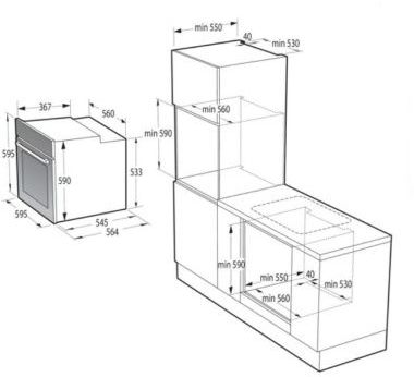 Духовой шкаф Gorenje BOSB6737E06X