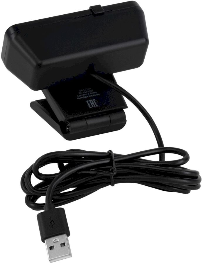 Веб-камера Оклик OK-C21FH черный 2Mpix (1920x1080) USB2.0 с микрофоном