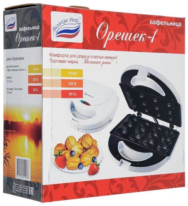 Вафельница Великие Реки Орешек 1