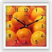 Часы настенные VAIL VL-К1337/1 квадратные, белый