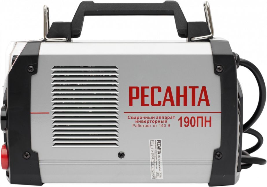 Сварочный аппарат инверторный Ресанта САИ 190ПН (65/19)