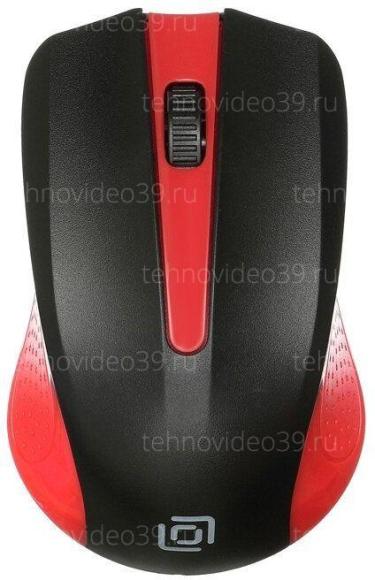 Мышь Оклик 485MW черный/красный оптическая (1200dpi) беспроводная USB (2but) купить по низкой цене в интернет-магазине ТехноВидео