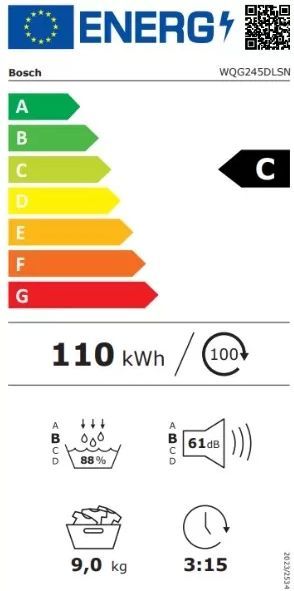 Машина сушильная Bosch WQG245DLSN