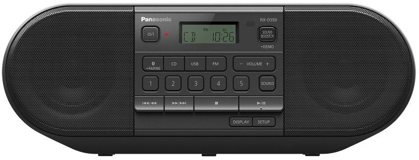 Магнитола Panasonic RXD550GSK черный