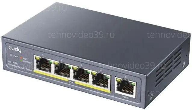Коммутатор CUDY GS1005P 5-Port 10/100/1000M PoE купить по низкой цене в интернет-магазине ТехноВидео