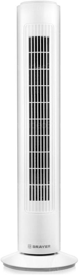 Вентилятор колонный Brayer BR4952WH белый купить по низкой цене в интернет-магазине ТехноВидео