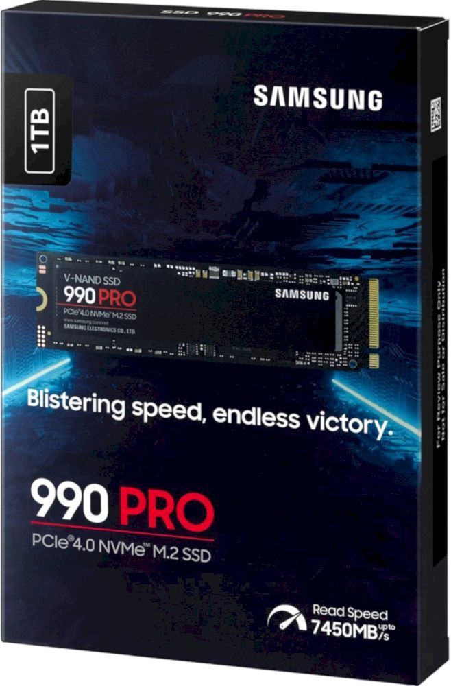 Жесткий диск SSDM.2 1TB Samsung 990 PRO (MZ-V9P1T0BW)