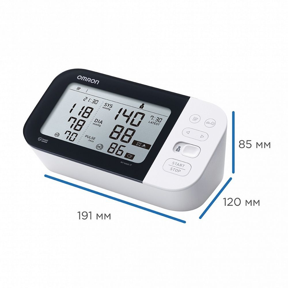 Измеритель артериального давления и частоты пульса автоматический Omron M7 Intelli IT (ALRU)