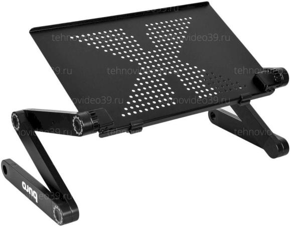 Стол для ноутбука Buro BU-807 столешница металл черный 42x26см купить по низкой цене в интернет-магазине ТехноВидео