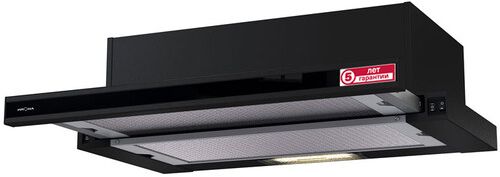 Вытяжка телескопическая Krona KAMILLA 600 GLASS BLACK (00026269)