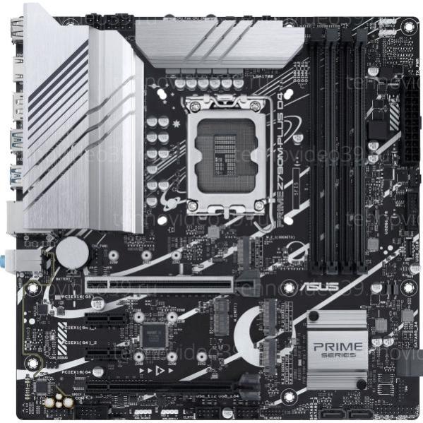 Материнская плата ASUS LGA1700 (Gen.13, 12) (Z790M-PLUS D4) ATX. DDR4 LGA 1700, Intel Z790, 4xDDR4 купить по низкой цене в интернет-магазине ТехноВидео