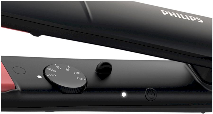 Выпрямитель Philips BHS376/00, черный/розовый