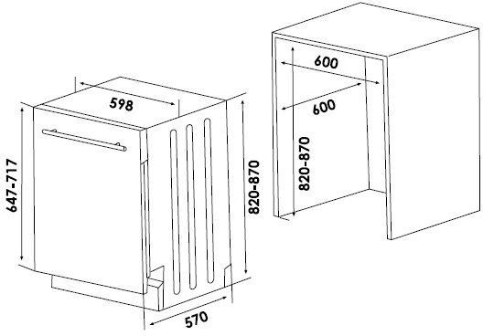 Встраиваемая посудомоечная машина Schaub Lorenz SLG VI6110