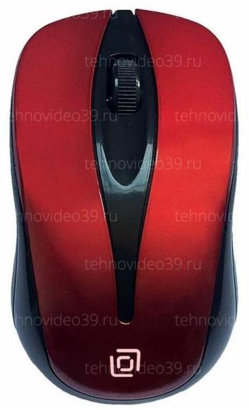 Мышь Оклик 675MW черный/красный оптическая (800dpi) беспроводная USB (2but) купить по низкой цене в интернет-магазине ТехноВидео