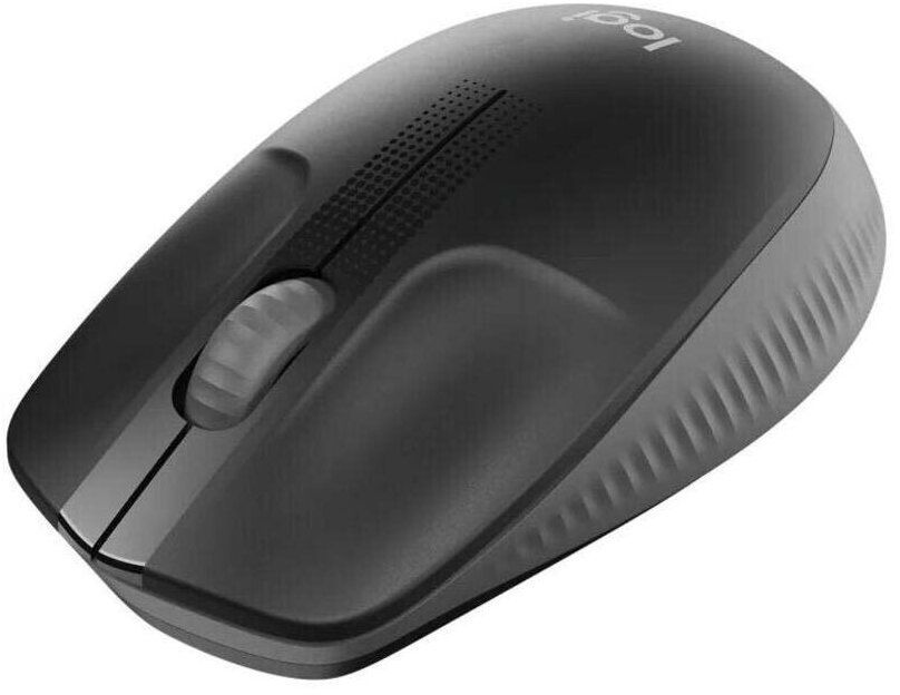Мышь Logitech беспроводная Wireless Mouse M190 Charcoal USB черный (910-005905)