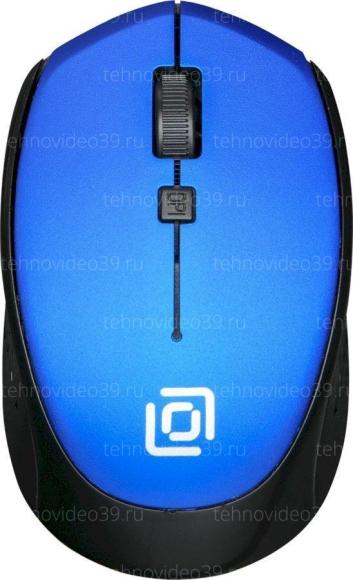 Мышь Оклик 488MW синий/черный оптическая (1600dpi) беспроводная USB (3but) купить по низкой цене в интернет-магазине ТехноВидео