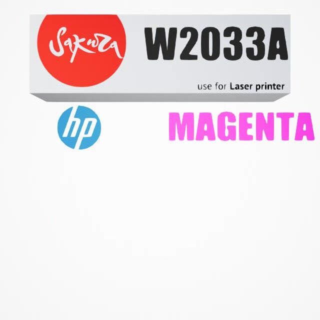 Картридж HP W2033X (415X) пурпурный-Sakura для HP M454dn/M479fdn/M479fnw/M479fdw (SAW2033X)