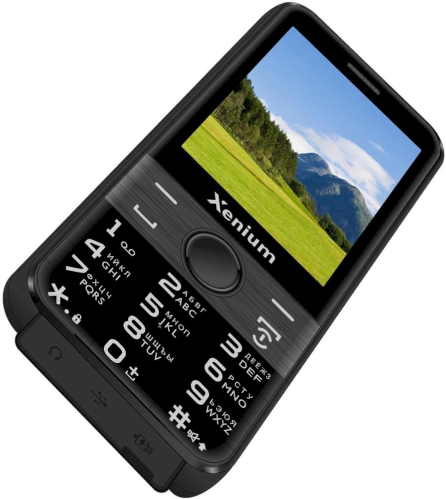 Телефон мобильный Xenium X800, черный (XEN-CTX800BK)