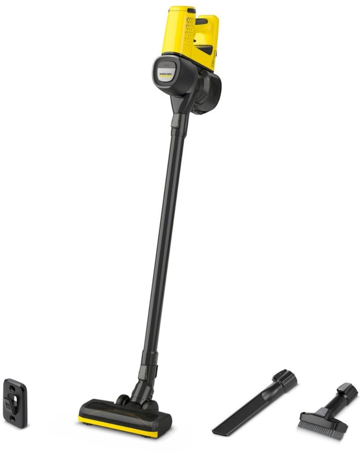Вертикальный пылесос Karcher VC 4 Cordless myHome, черный/желтый (11986200)