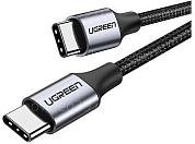 Кабель USB-C-USB-C Ugreen US261, 1. метр, серо-черный (50150) купить по низкой цене в интернет-магазине ТехноВидео