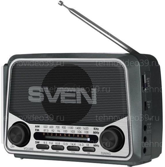 Радиоприемник SVEN SRP-525 серый (SV-017156) купить по низкой цене в интернет-магазине ТехноВидео