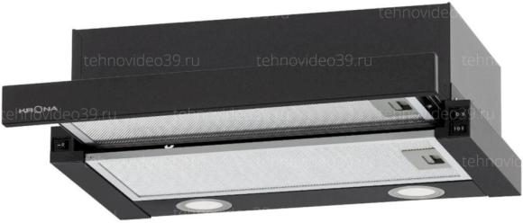 Вытяжка телескопическая Krona KAMILLA T 500 BLACK (КА-00007313) купить по низкой цене в интернет-магазине ТехноВидео