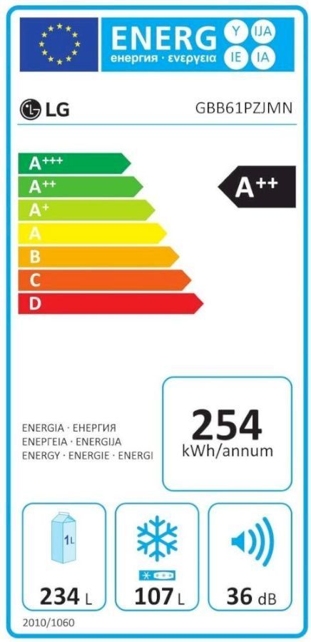 Холодильник LG GBB 61 PZJMN