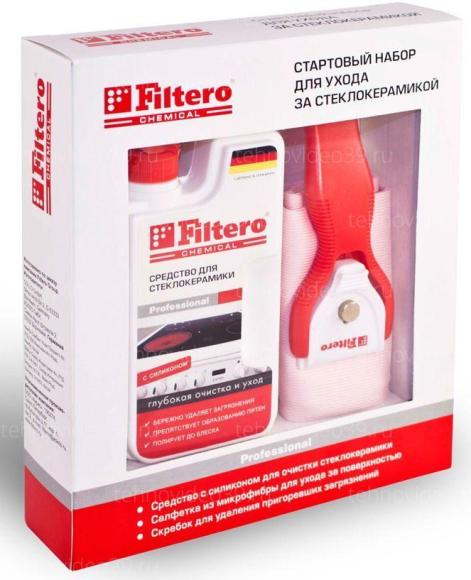 Стартовый набор для стеклокерамики (204) Filtero купить по низкой цене в интернет-магазине ТехноВидео