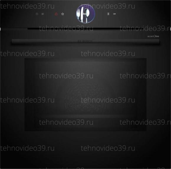 Духовой шкаф Bosch HMG 976RB1S Serie 8 с функцией СВЧ черный купить по низкой цене в интернет-магазине ТехноВидео