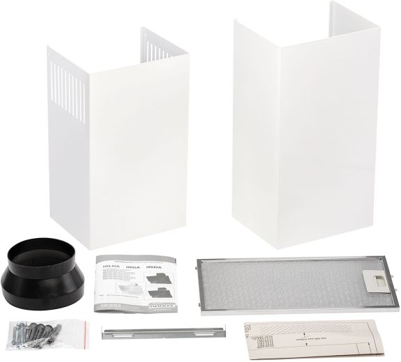 Вытяжка наклонная Krona IRIDA 600 white PB (00018710)