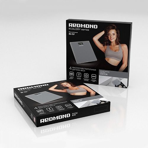 Весы электронные напольные Redmond RS-757, Серый