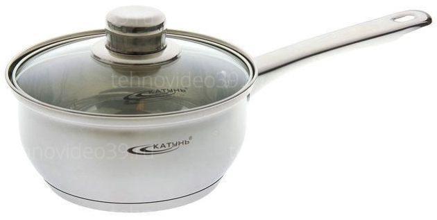 Ковш Катунь Гретта КТ04-K, 1,6л с крышкой, d-16 купить по низкой цене в интернет-магазине ТехноВидео