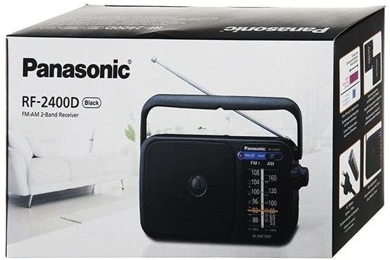 Радиоприемник Panasonic RF-2400DEE-K черный