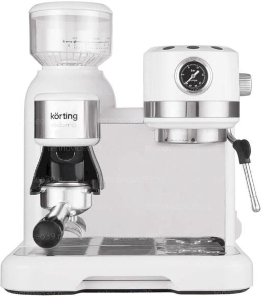 Кофеварка рожкового типа Korting KCM-1014SA Ottimo купить по низкой цене в интернет-магазине ТехноВидео