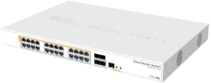 Коммутатор Mikrotik CRS328-24P-4S+RM