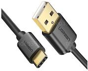 Кабель USB 2.0 Type-A-USB-C Ugreen US287 (60118), длина-2.0 метра, черный купить по низкой цене в интернет-магазине ТехноВидео