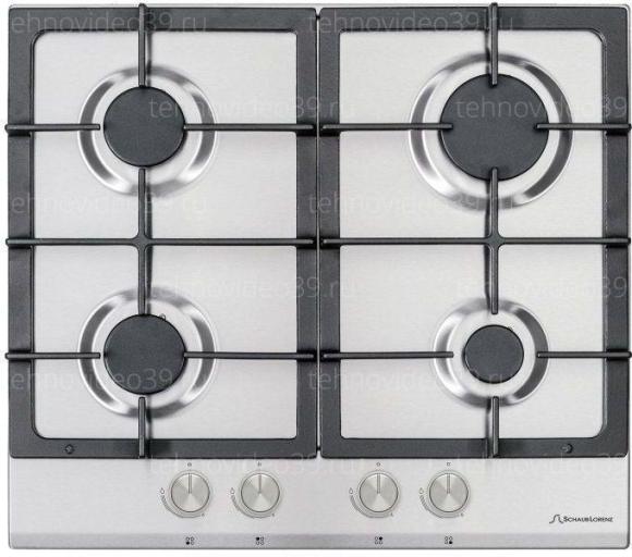 Газовая варочная поверхность Schaub Lorenz SLK GE6223 нерж. купить по низкой цене в интернет-магазине ТехноВидео