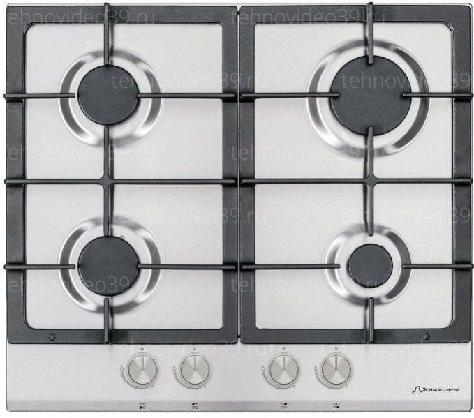 Газовая варочная поверхность Schaub Lorenz SLK GE6223 нерж. купить по низкой цене в интернет-магазине ТехноВидео