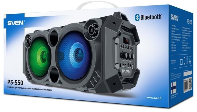 Портативная акустика Sven PS-550 (SV-018153)