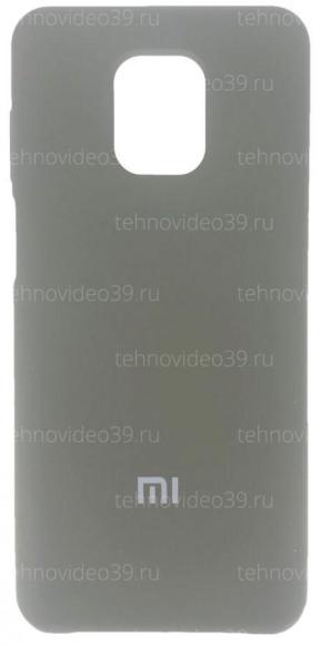 Чехол-накладка для Xiaomi Redmi Note 9 Pro/9S, силикон/бархат, хаки купить по низкой цене в интернет-магазине ТехноВидео