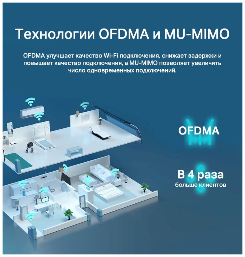 WI-FI роутер TP-Link Archer AX53, черный