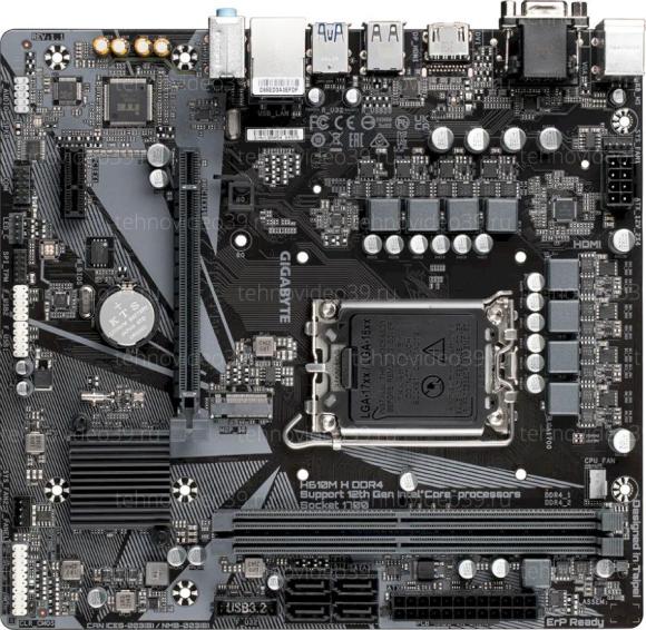 Материнская плата Gigabyte LGA1700 (Gen.12) (H610M H DDR4 (rev. 1.1) Intel H610 Express купить по низкой цене в интернет-магазине ТехноВидео
